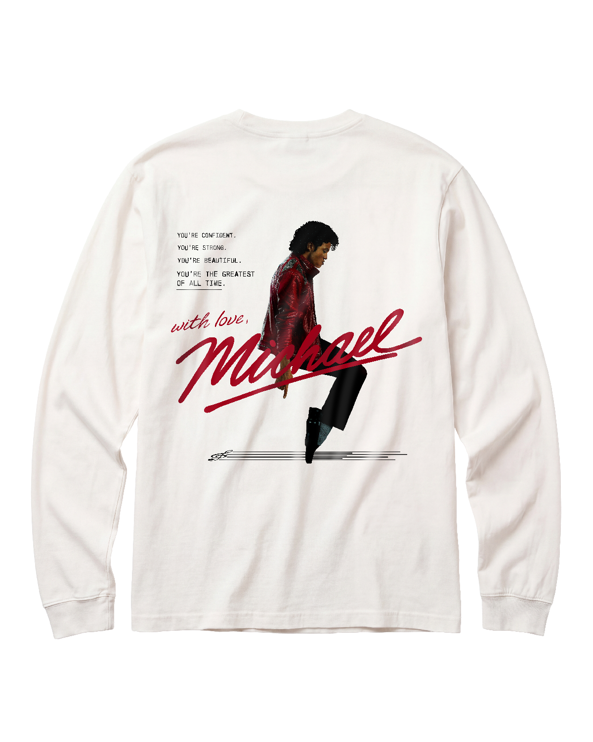Michael Affirmations Long-Sleeve Tee