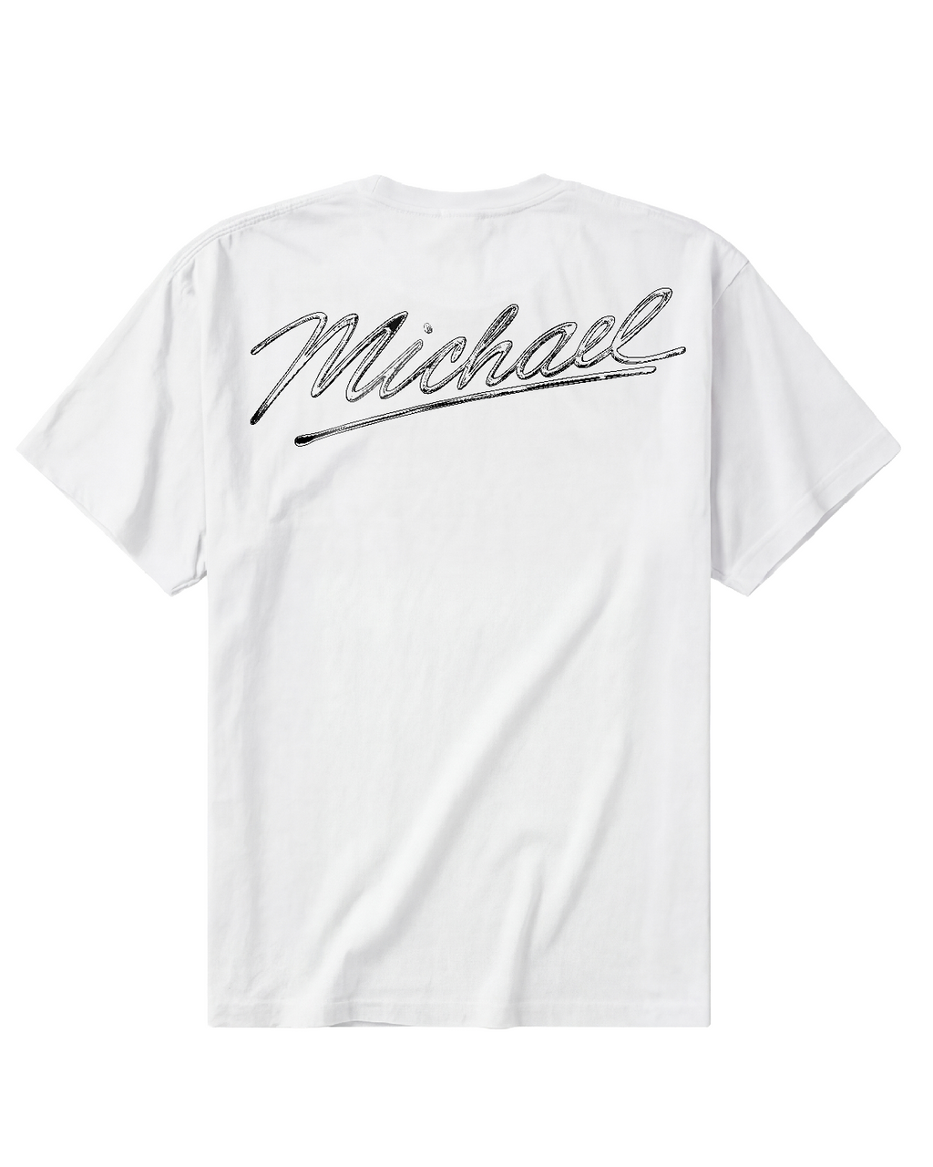 Michael Poster Tee - White