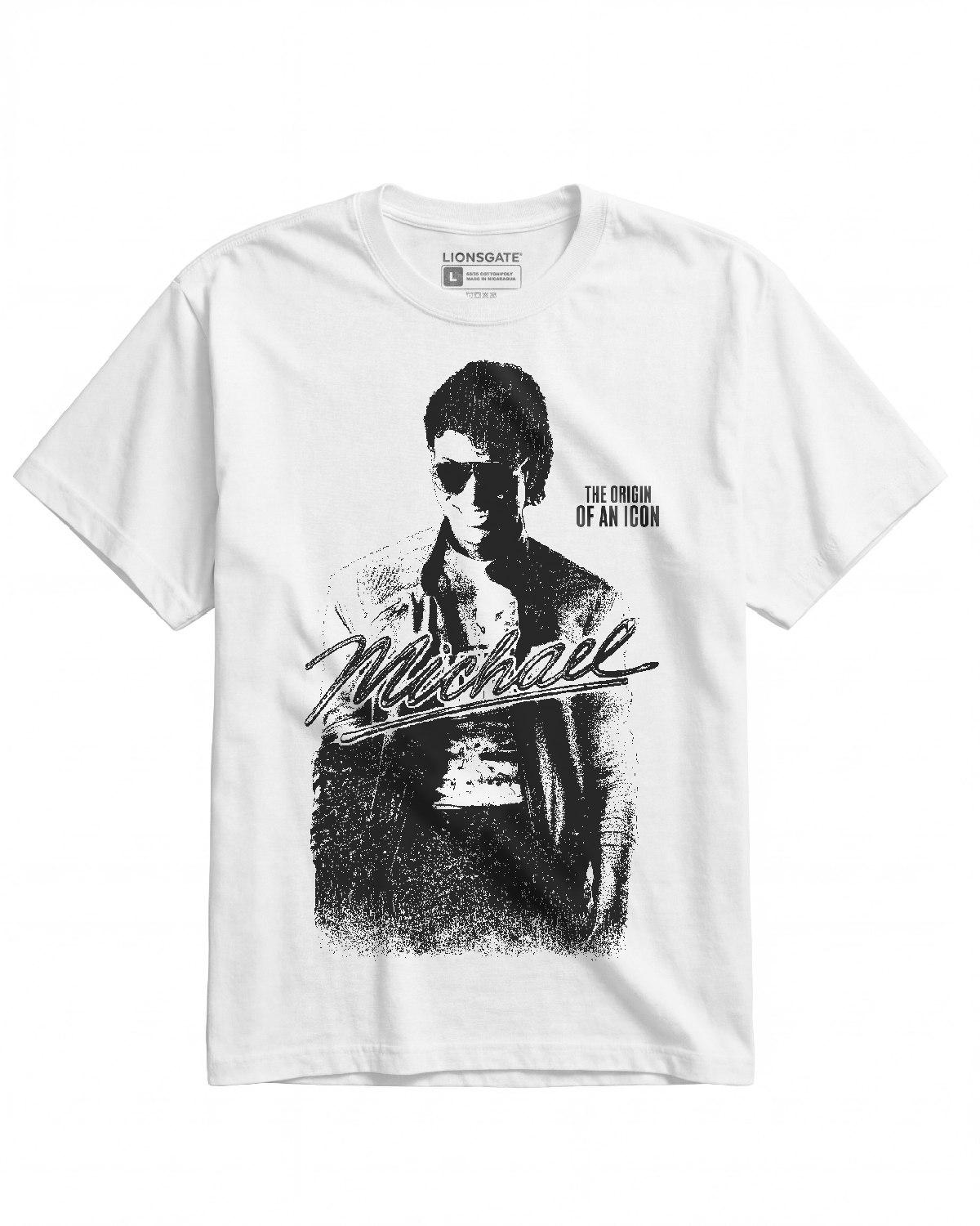 Michael Poster Tee - White – Lionsgate Merch Michael Poster Tee - White – Lionsgate Merch